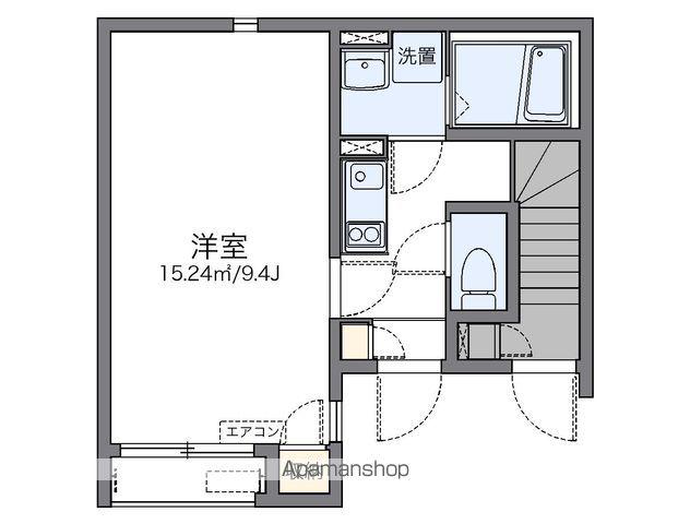 レオネクストニューコート(1K/1階)の間取り写真