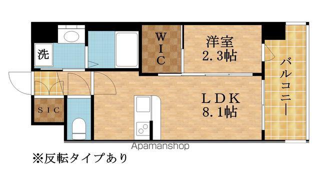 セレニテ十三ミラク(1LDK/13階)の間取り写真