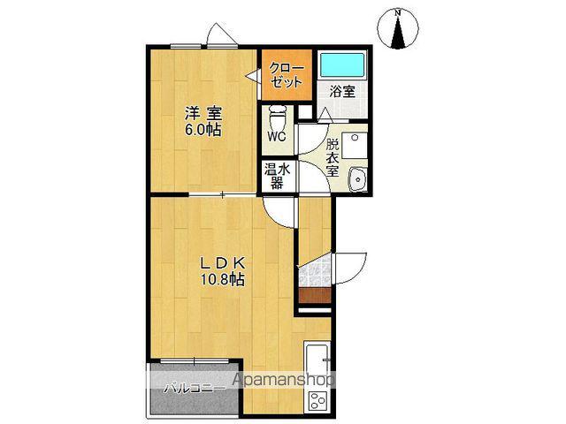 EAGLE Ⅴ(1LDK/3階)の間取り写真