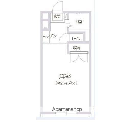 SKYLABⅠ(ワンルーム/1階)の間取り写真