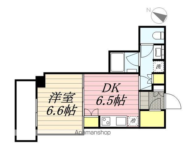 メルクマール京王笹塚レジデンス(1DK/10階)の間取り写真