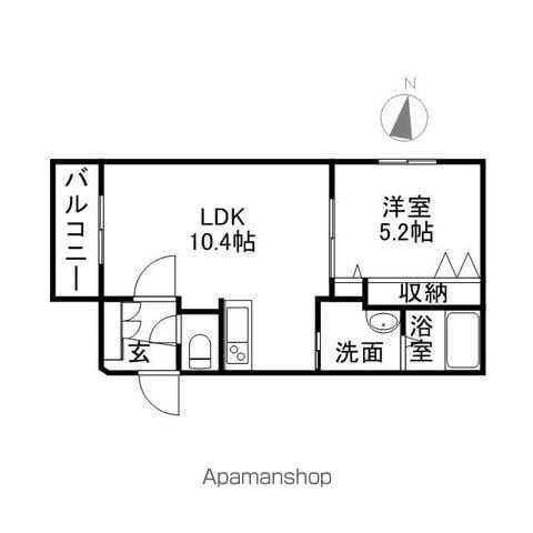 グランメール センチュリーN17(1LDK/3階)の間取り写真