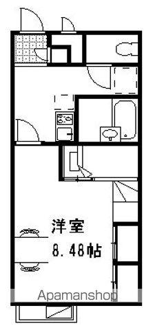 レオパレスDEAR COURT(1K/1階)の間取り写真