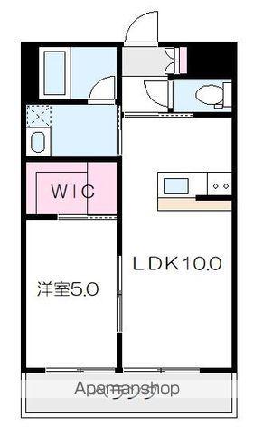 ELCIA-I(1LDK/1階)の間取り写真