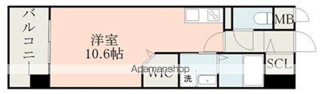 ノールエスト(ワンルーム/5階)の間取り写真