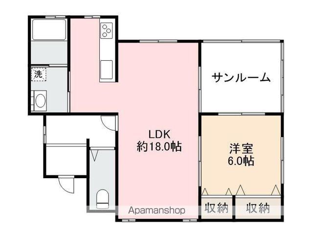 高松琴平電鉄琴平線 円座駅 徒歩9分 1階建 築6年(1LDK)の間取り写真