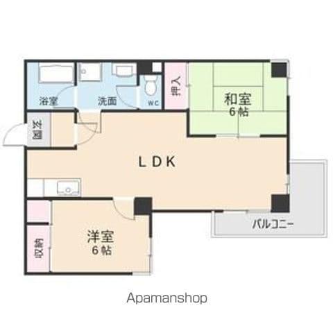 ライフメゾン瑞光園(2LDK/3階)の間取り写真