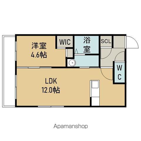 BELLEFINE TAKADAI(1LDK/1階)の間取り写真