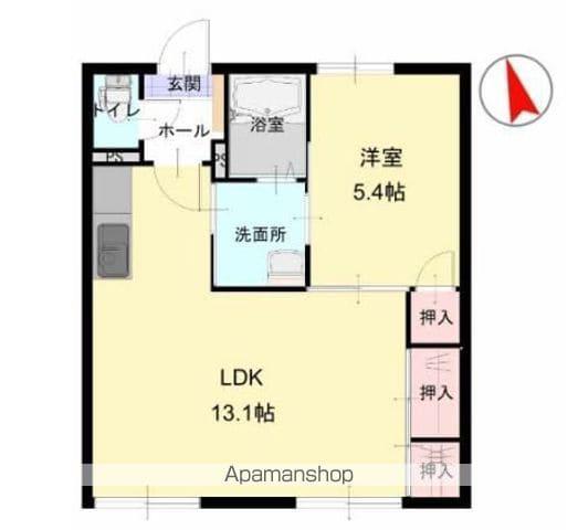 フレグランス桜木(1LDK/1階)の間取り写真
