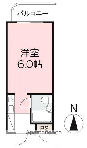 アルファ西宝町210号(1K/2階)の間取り写真