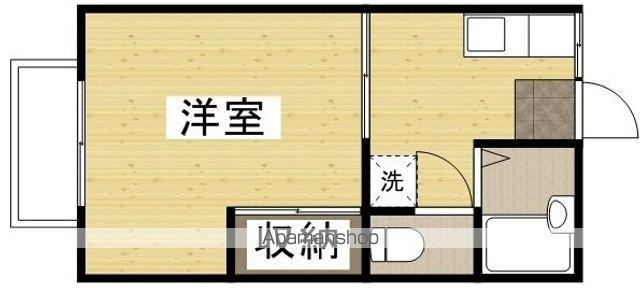 サンシャイン東岡山Ⅰ(1K/2階)の間取り写真