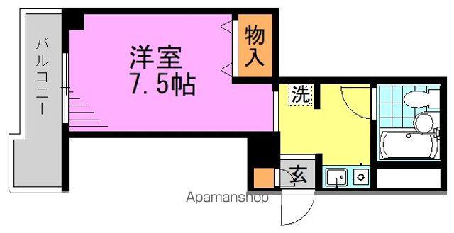 マイステージ高円寺(1K/4階)の間取り写真