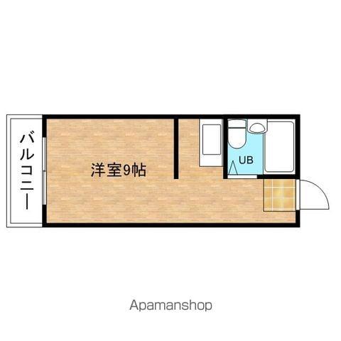 セザール大久保(ワンルーム/2階)の間取り写真