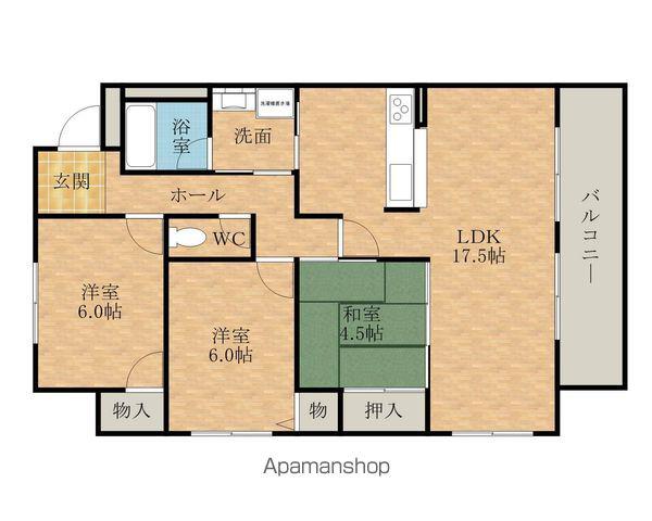 MARUNAKA24(3LDK/2階)の間取り写真