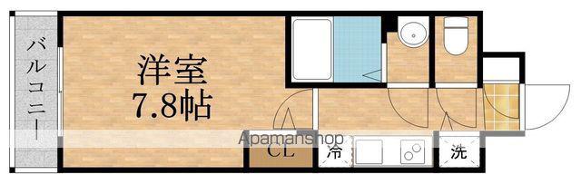 CASA REGRAS城東セントラル(1K/6階)の間取り写真