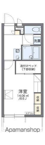 レオパレスGREENHILLS(1K/3階)の間取り写真