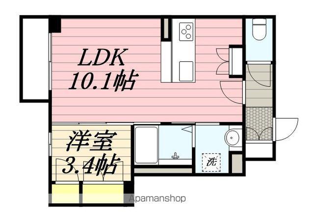 VIELL(1LDK/1階)の間取り写真