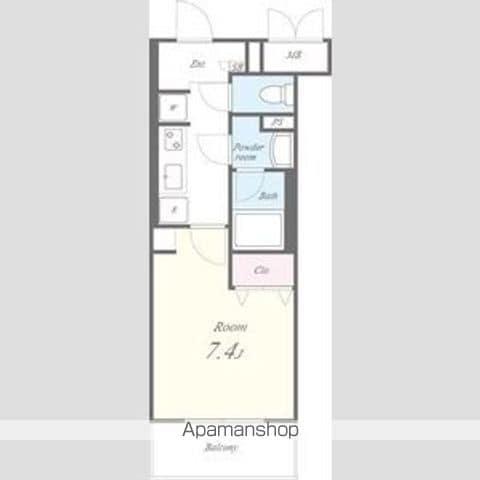 メゾンアイカ(1K/2階)の間取り写真