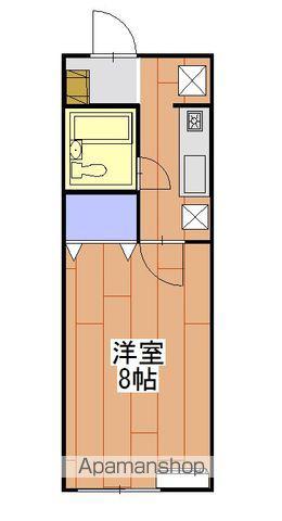 ハイツ慶(1K/1階)の間取り写真