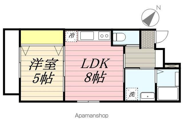LALUCEYN(1LDK/3階)の間取り写真