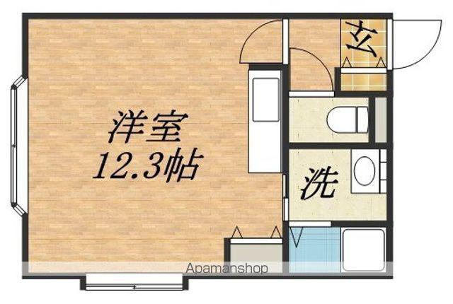 メゾンメモワール(ワンルーム/2階)の間取り写真