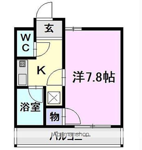 メゾン神領1(1K/2階)の間取り写真