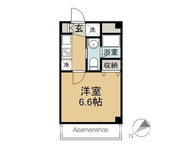 CEST BON CHOU(1K/2階)の間取り写真