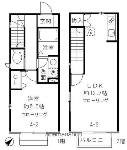 エスペーロ(1LDK)の間取り写真