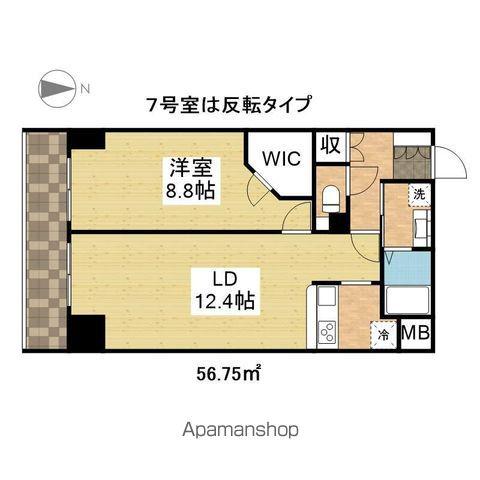 パークアクシス丸の内(1LDK/9階)の間取り写真