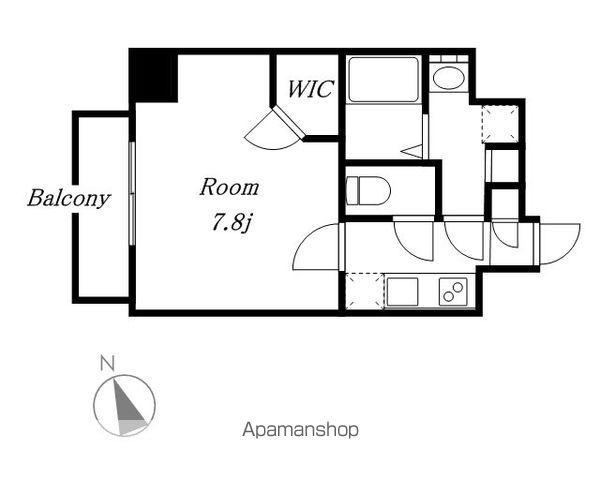 エスリード名古屋東別院(1K/11階)の間取り写真