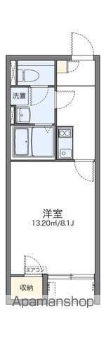 レオネクスト羽生(1K/1階)の間取り写真