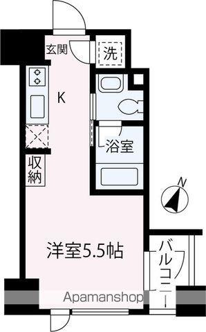 LIULU HALE(ワンルーム/7階)の間取り写真