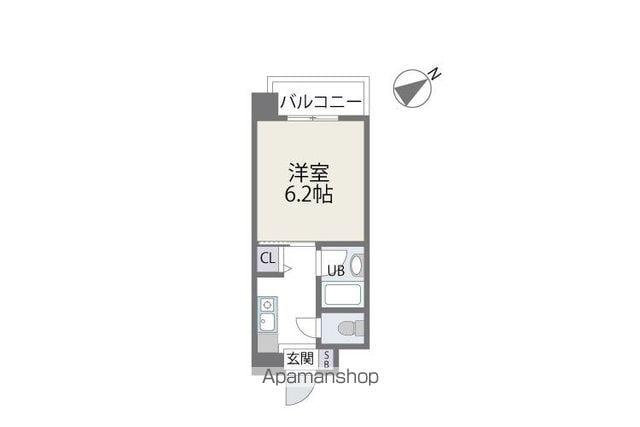 アバンダント21(1K/5階)の間取り写真