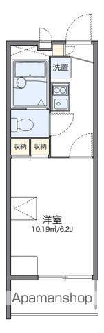 レオパレスニュー千葉ハイツ A(1K/1階)の間取り写真