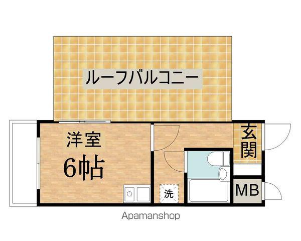 ライオンズマンション聖蹟桜ヶ丘第5(1K/4階)の間取り写真