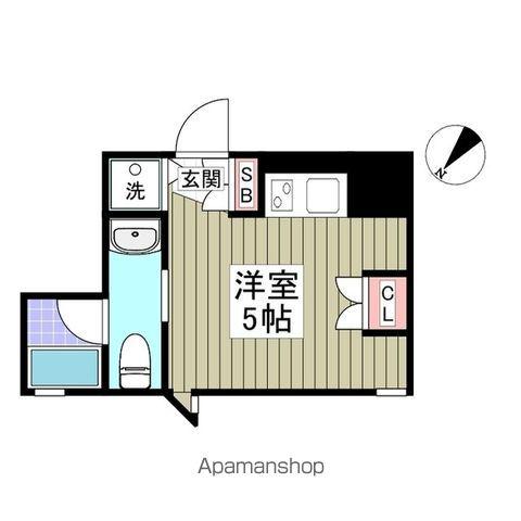 FARE中野Ⅵ(ワンルーム/2階)の間取り写真