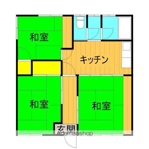 コーポみよし(3K/2階)の間取り写真