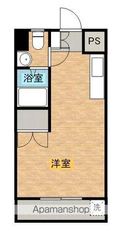 ガーデンプラザ(ワンルーム/2階)の間取り写真