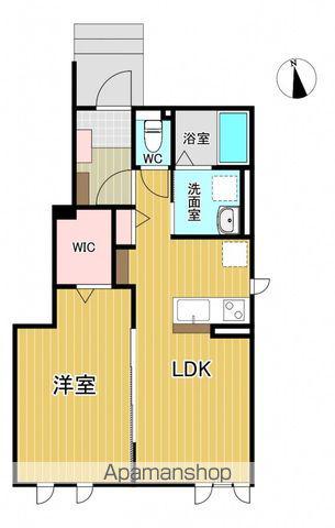 なのはなハイムⅠ(1LDK/1階)の間取り写真