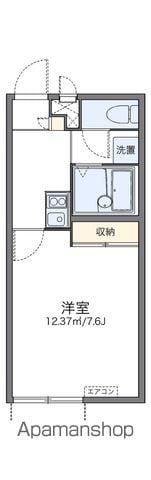 レオパレスマルミズ(1K/2階)の間取り写真