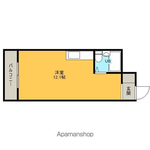 チサンマンション第11札幌(ワンルーム/9階)の間取り写真