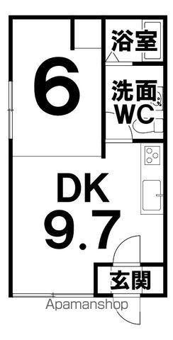 ユトリロ帯広東(1DK/1階)の間取り写真