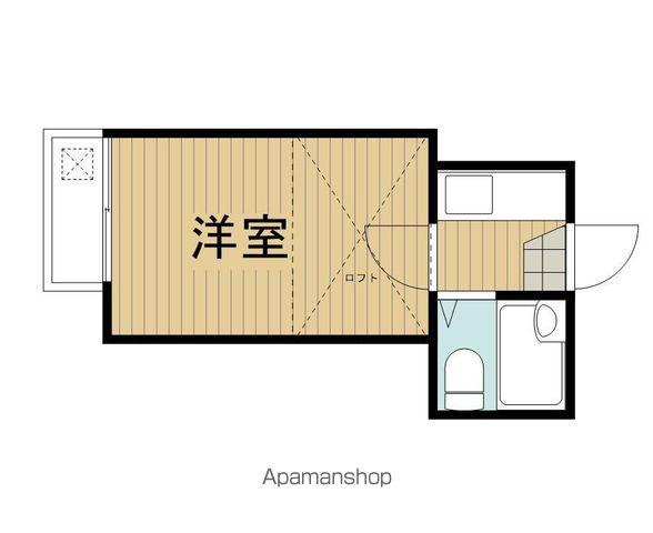 セドルハイム大和町A(1K/2階)の間取り写真