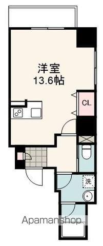 プランドール浅間(1K/7階)の間取り写真