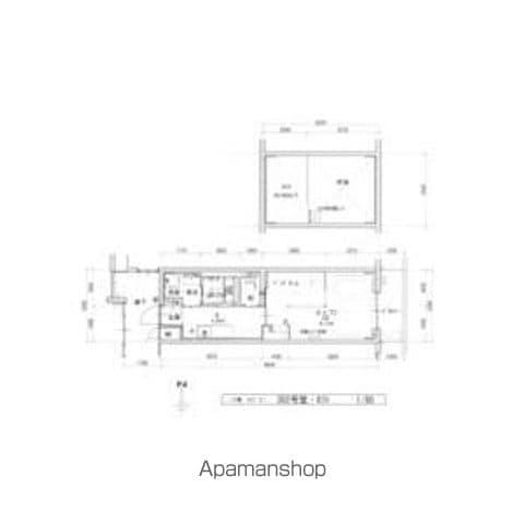 FLAT御器所(1LDK/3階)の間取り写真
