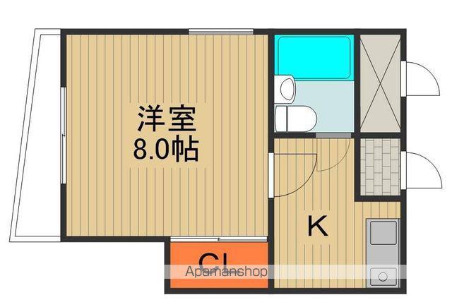 MPLAZA滝井駅前壱番館(1K/4階)の間取り写真