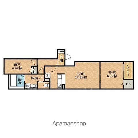 FSTYLE東港町(1SLDK/1階)の間取り写真
