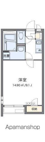 クレイノラリベラ(1K/1階)の間取り写真