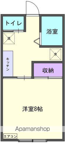 ヒューマンハイツA棟(1K/1階)の間取り写真