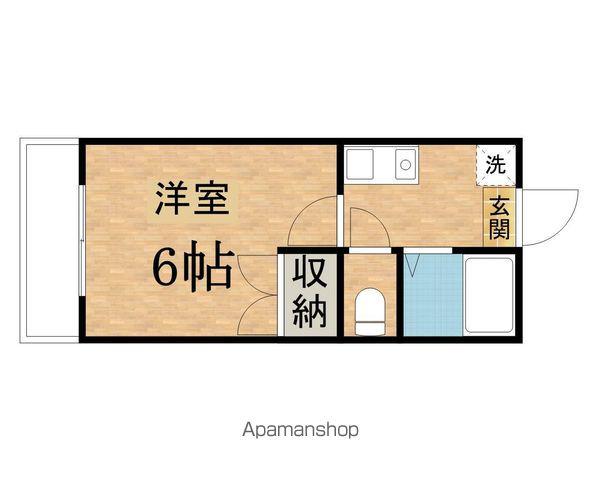 グリーンゲーブルス二番館(1K/2階)の間取り写真